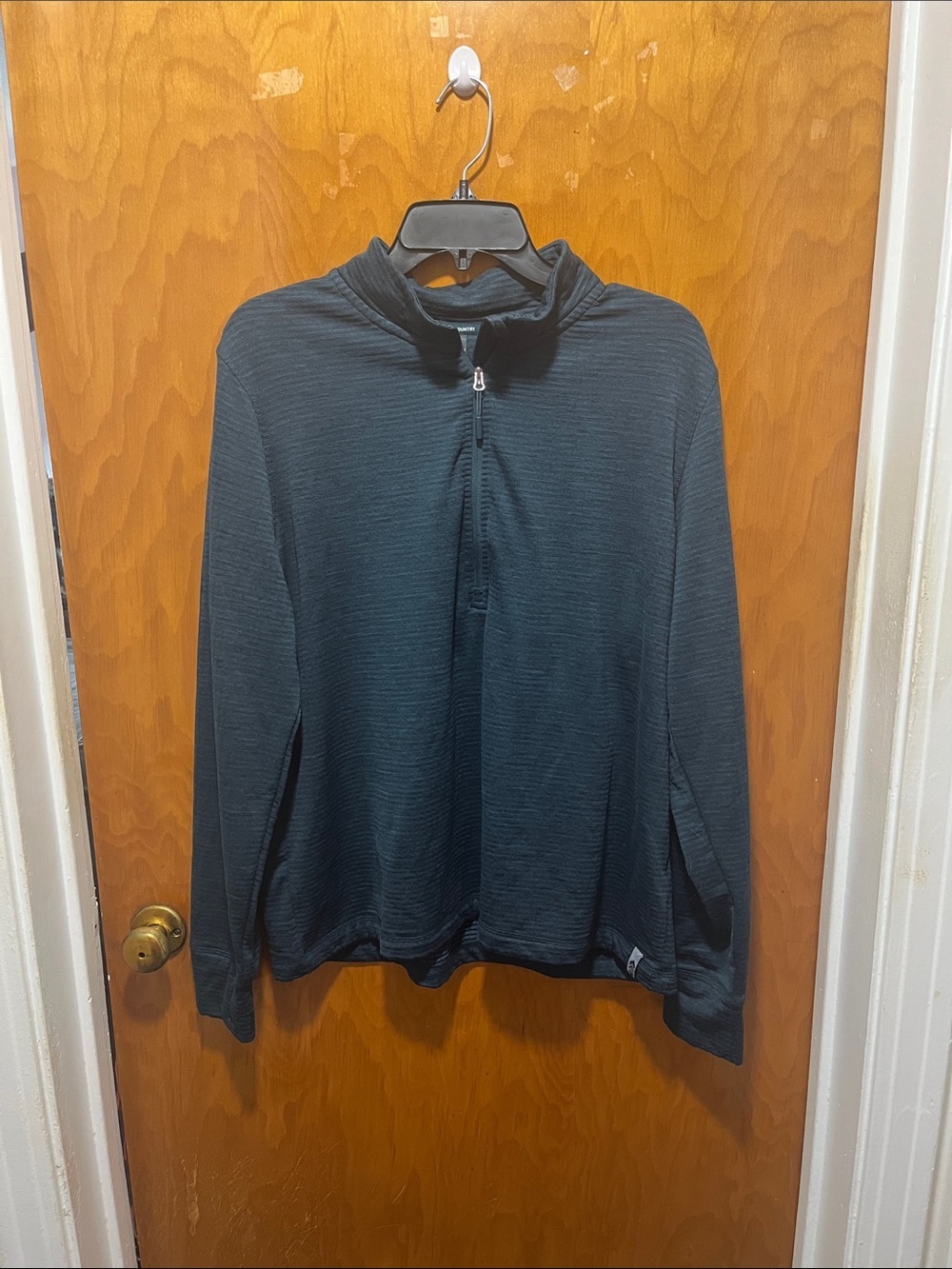 Free Country Teal Quarter-Zip Pullover